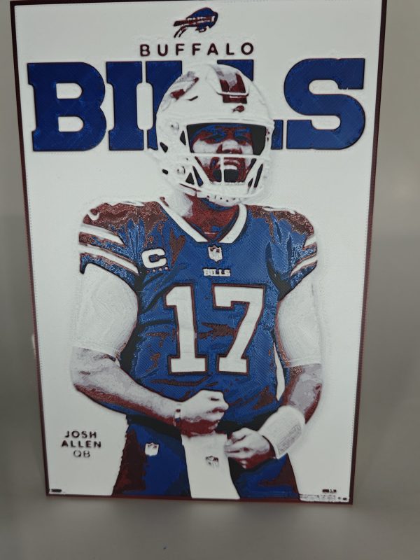 Josh Allen HueForge Sign