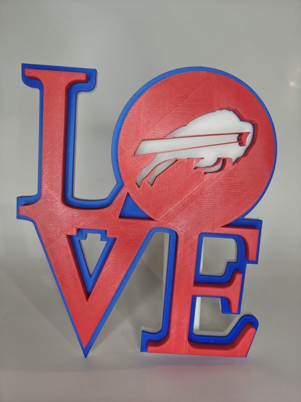 Bills Love Sign (Red)